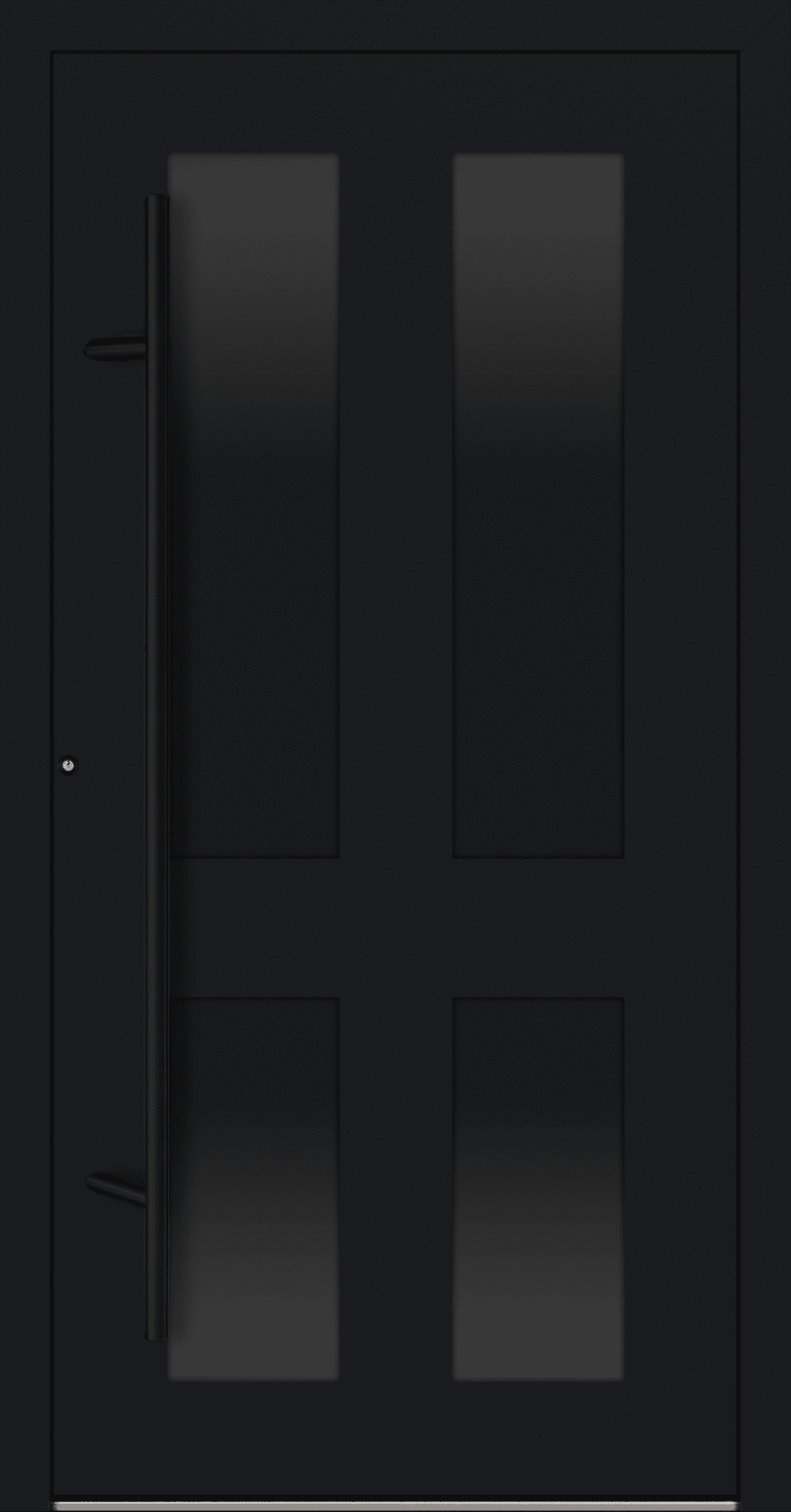 Turenwerke SL75 Design 29 Aluminium Door - Black RAL9005 - Blackline