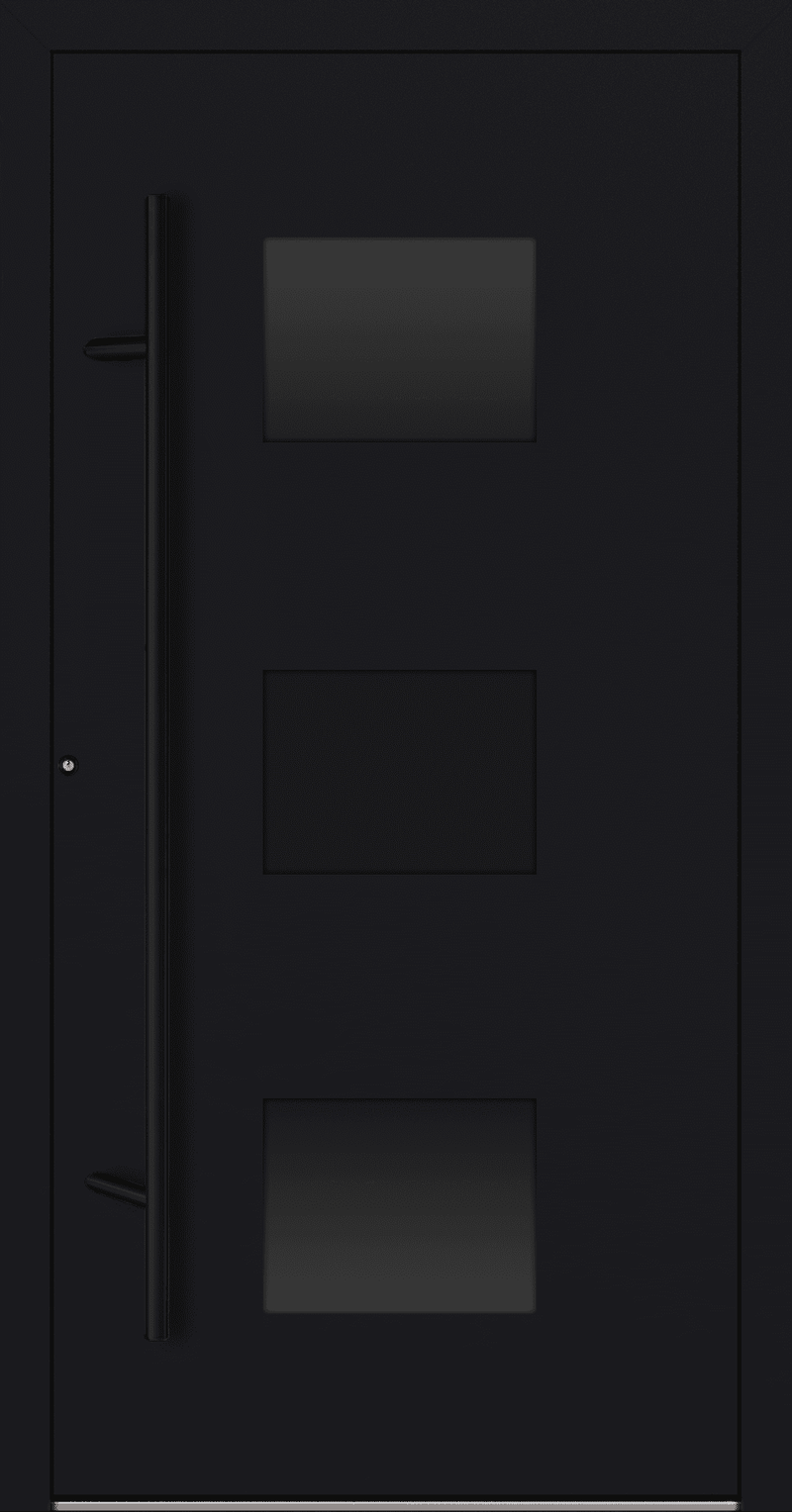 Turenwerke SL75 Design 310 Aluminium Door - Black RAL9005 - Blackline