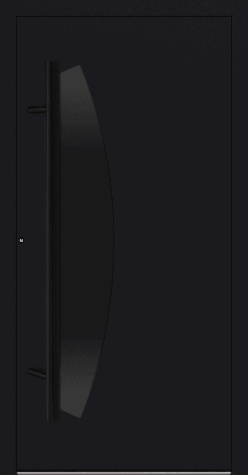 Turenwerke SL75 Design 312 Aluminium Door - Black RAL9005 - Blackline