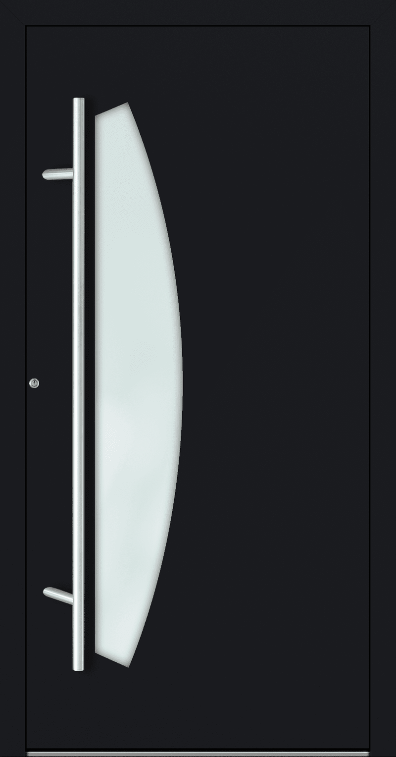 Turenwerke SL75 Design 212 Aluminium Door - Black RAL9005