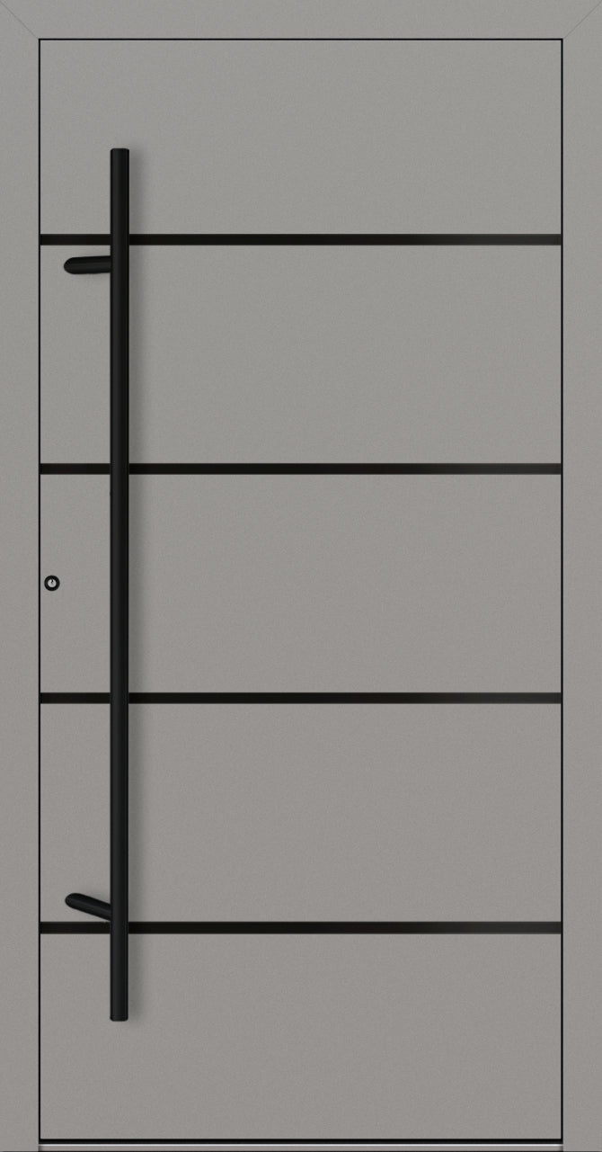 Turenwerke P90 Design 22 Aluminium Door - Grey RAL9007 - Blackline