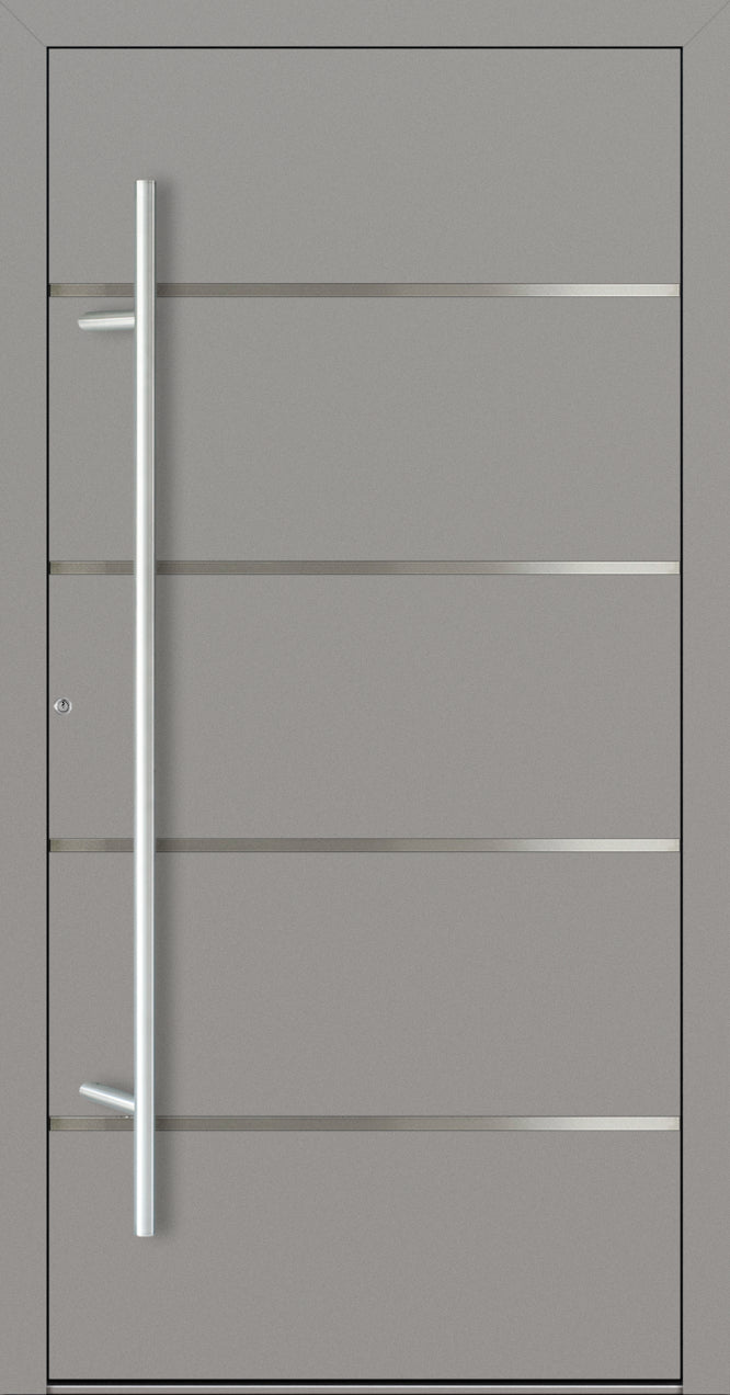 Turenwerke P90 Design 02 Aluminium Door - Grey RAL9007