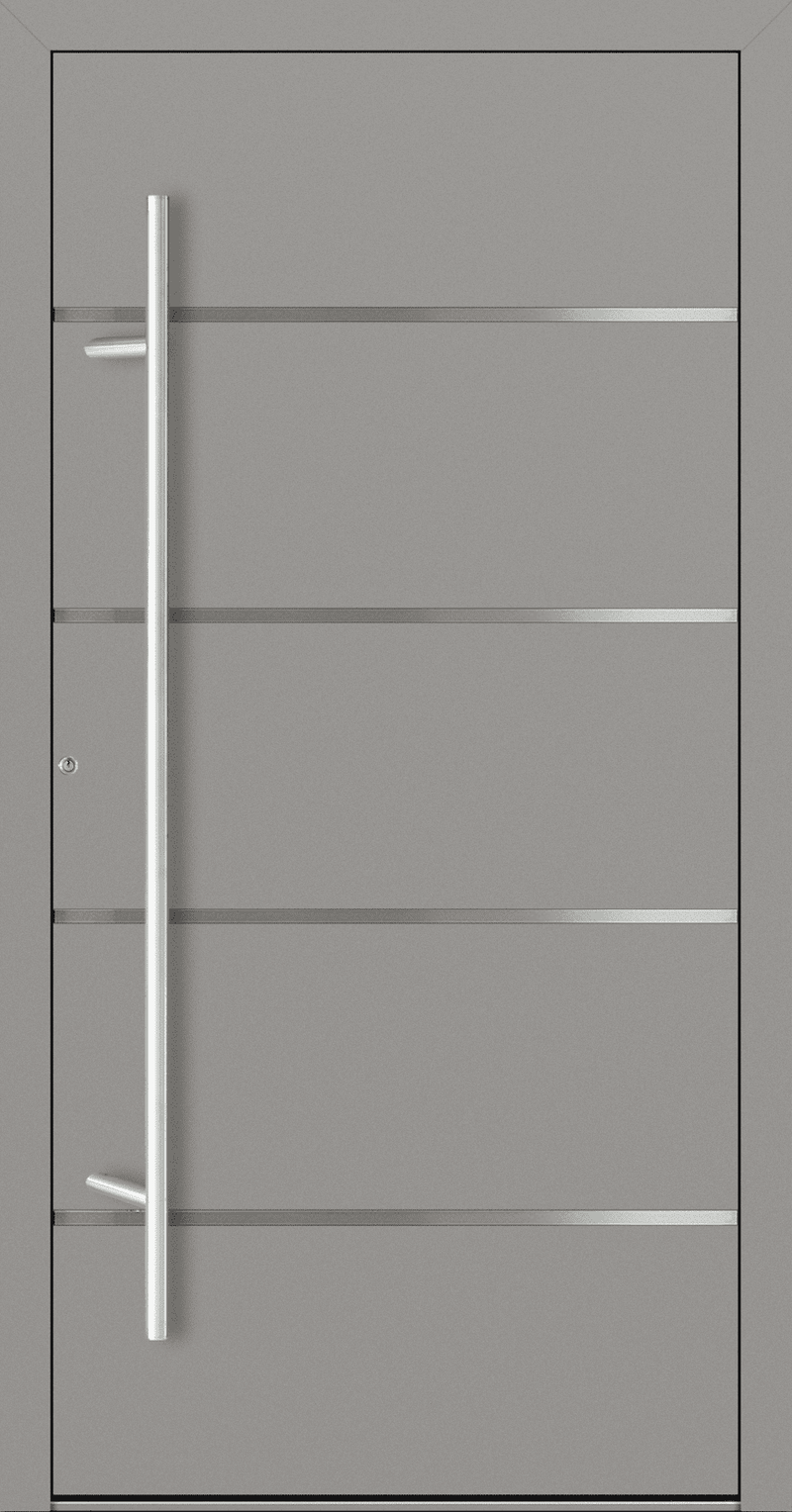 Turenwerke SL75 Design 02 Aluminium Door - Grey RAL9007