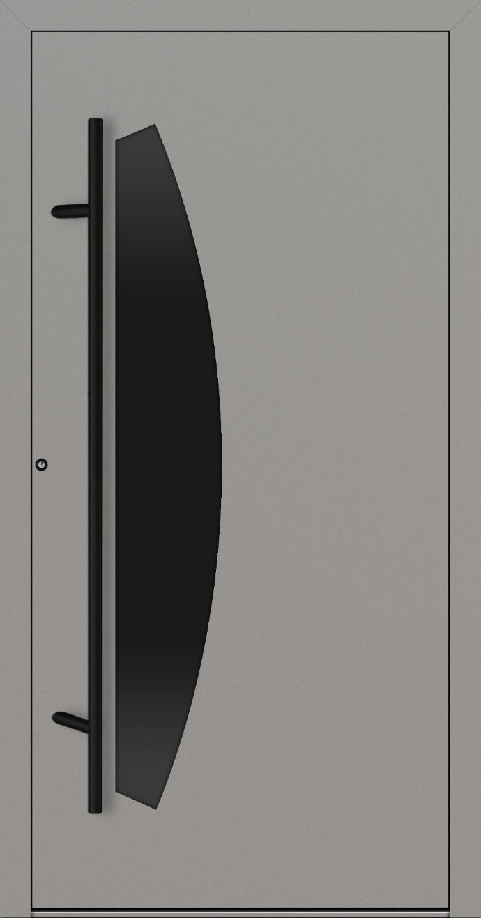Turenwerke P90 Design 312 Aluminium Door - Grey RAL9007 - Blackline