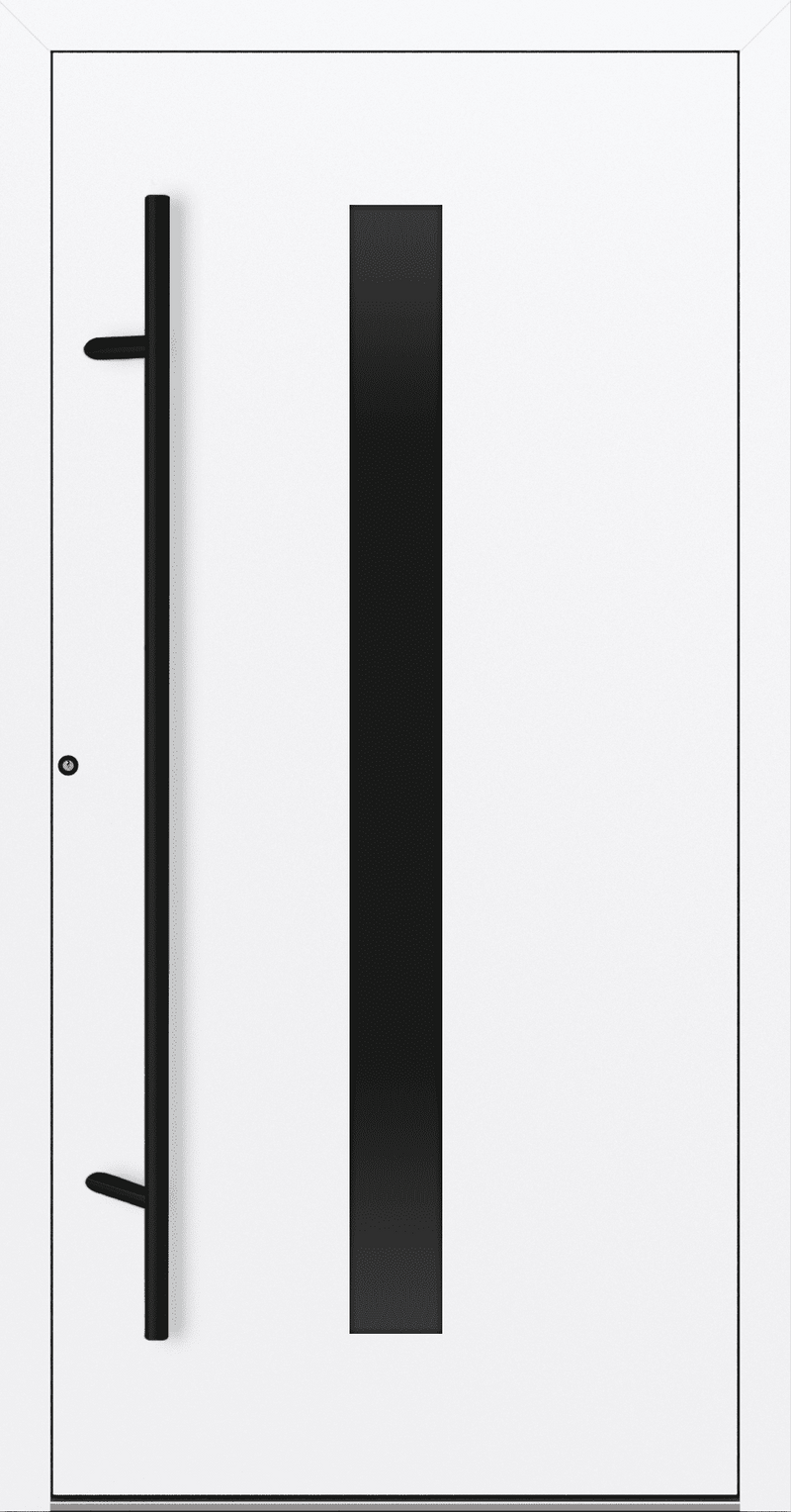 Turenwerke SL75 Design 21 Aluminium Door - White RAL9016 - Blackline