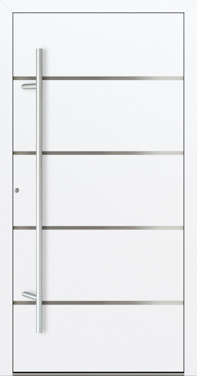 Turenwerke P90 Design 02 Aluminium Door - White RAL7016