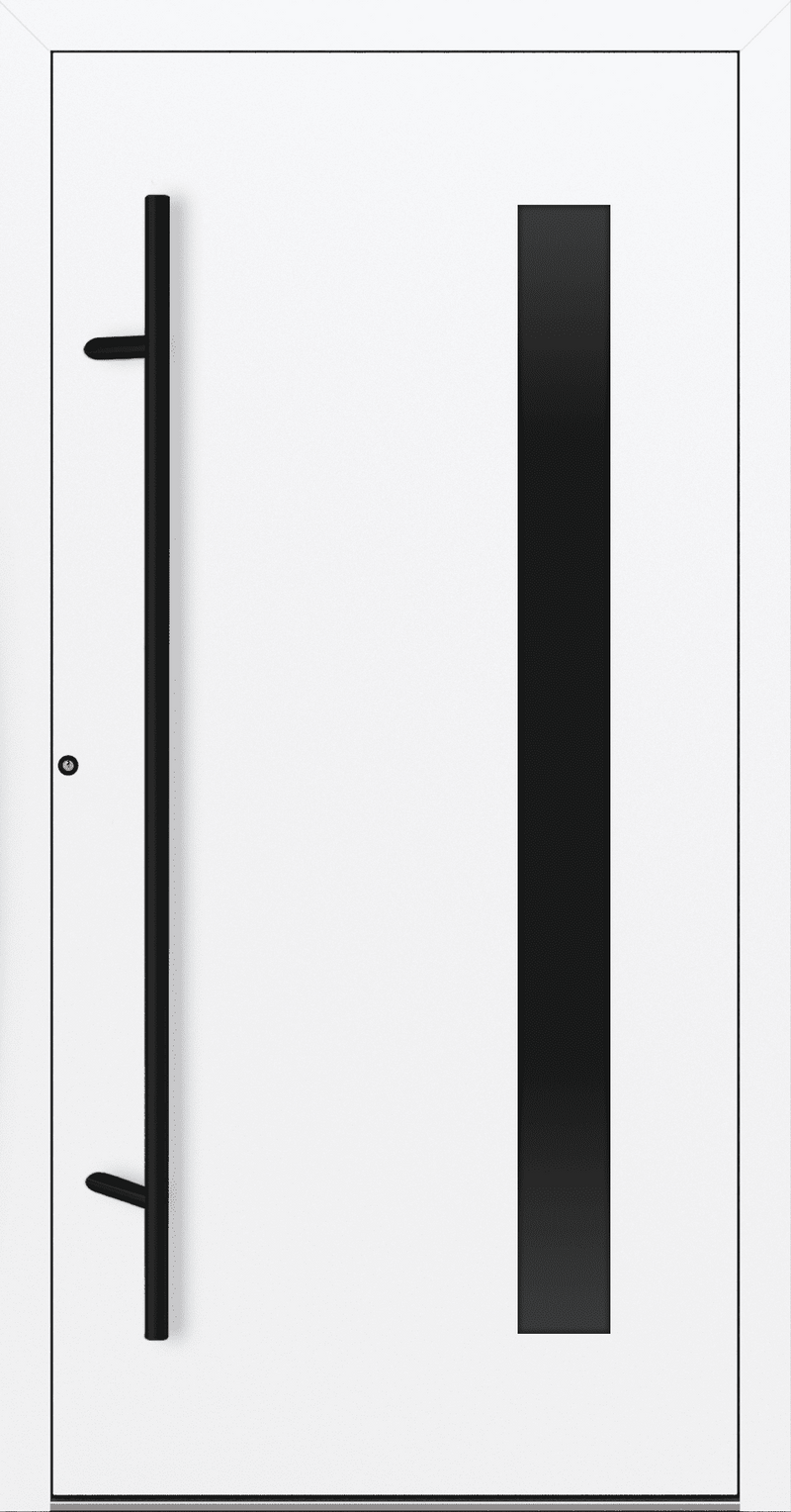 Turenwerke SL75 Design 24 Aluminium Door - White RAL9016 - Blackline