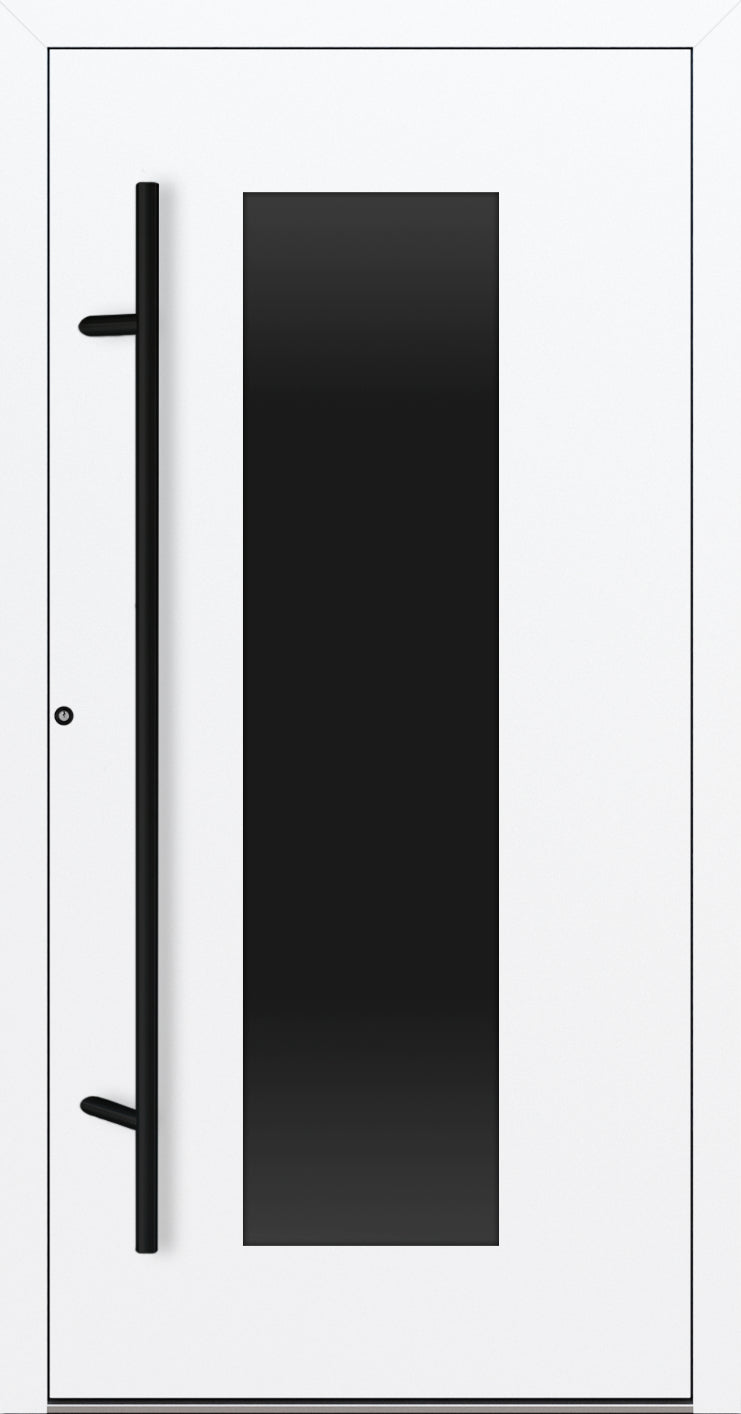 Turenwerke P90 Design 28 Aluminium Door - White RAL7016 - Blackline