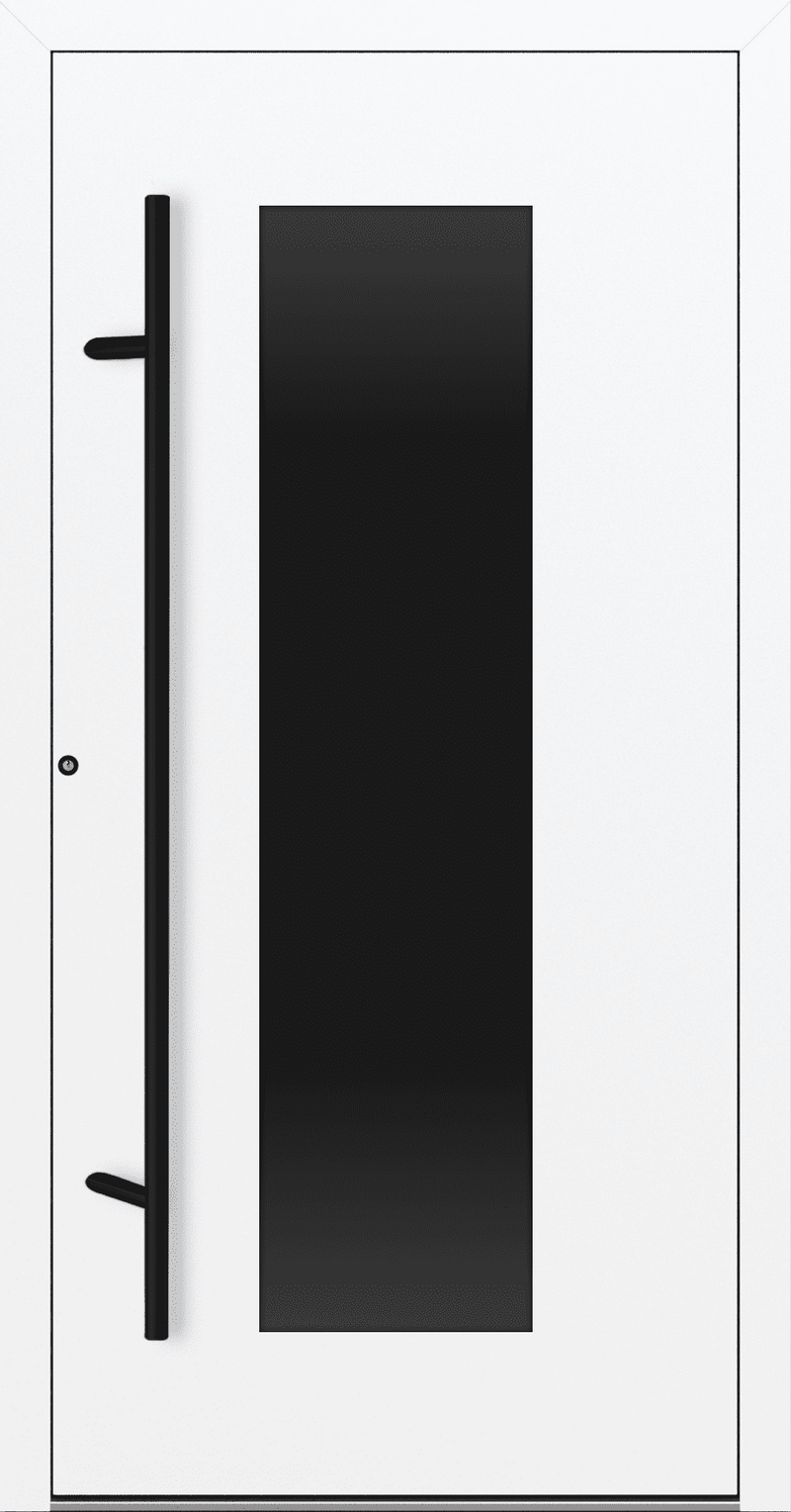 Turenwerke SL75 Design 28 Aluminium Door - White RAL9016 - Blackline