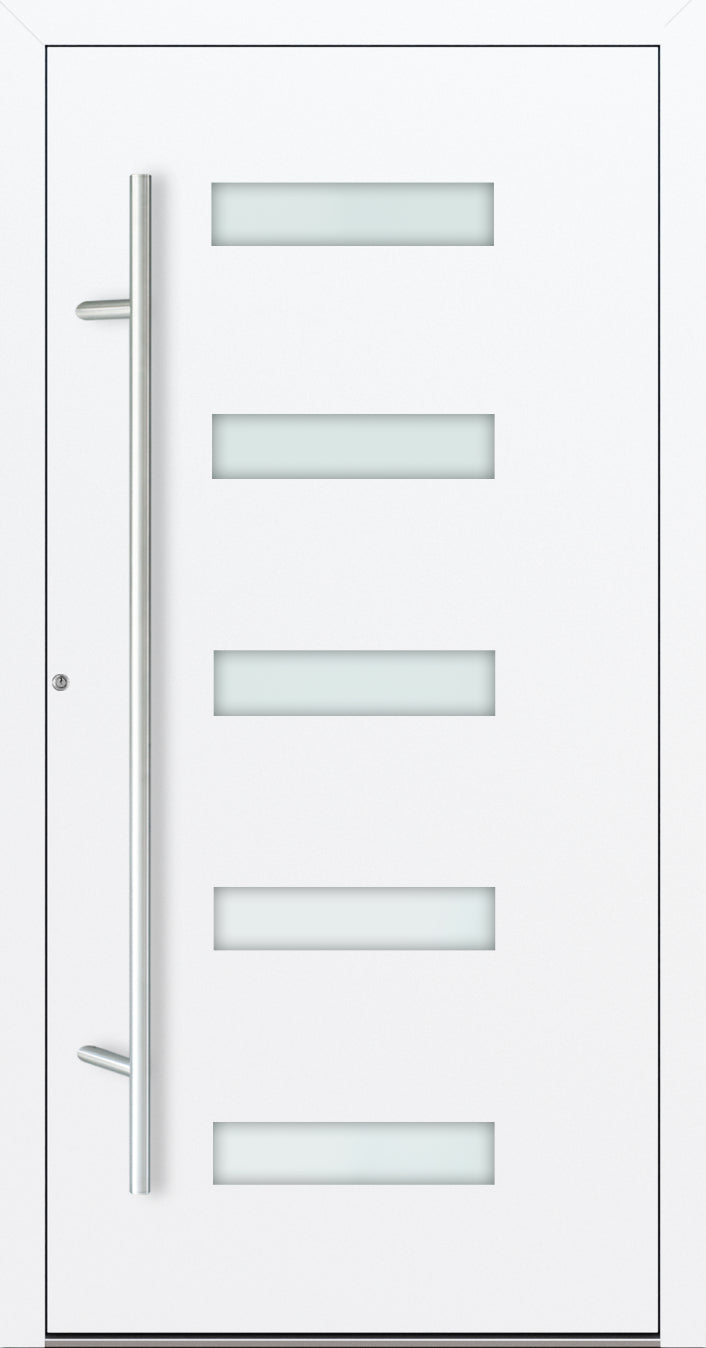 Turenwerke P90 Design 11 Aluminium Door - White RAL7016
