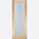 Mexicano Pattern 10 Glazed Unfinished Oak Door Kit