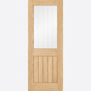 Belize Glazed 1L Pre-finished Oak Door Kit
