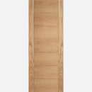Pre-Assembled Carini 7P Un-finished Oak Door Set