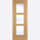 Inlay Glazed 3L Pre-finished Oak Door Kit