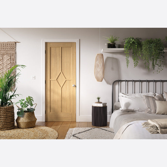 Reims 5P Pre-finished Oak Door Kit