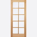 SA Glazed 10L Un-finished Oak Door Kit