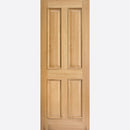 Pre-Assembled Regency 4P RM2S Un-finished Oak Door Set