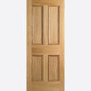 Pre-Assembled 4P Un-finished Oak Door Set