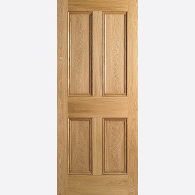 Pre-Assembled 4P Un-finished Oak Door Set