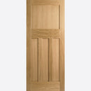Pre-Assembled DX Un-finished Oak Door Set