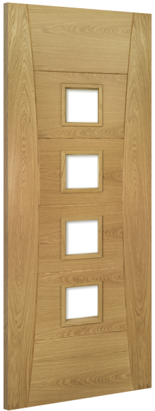 Deanta Oak Pamplona Glazed Pre-finished Internal door