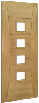 Deanta Oak Pamplona Glazed Pre-finished Internal door