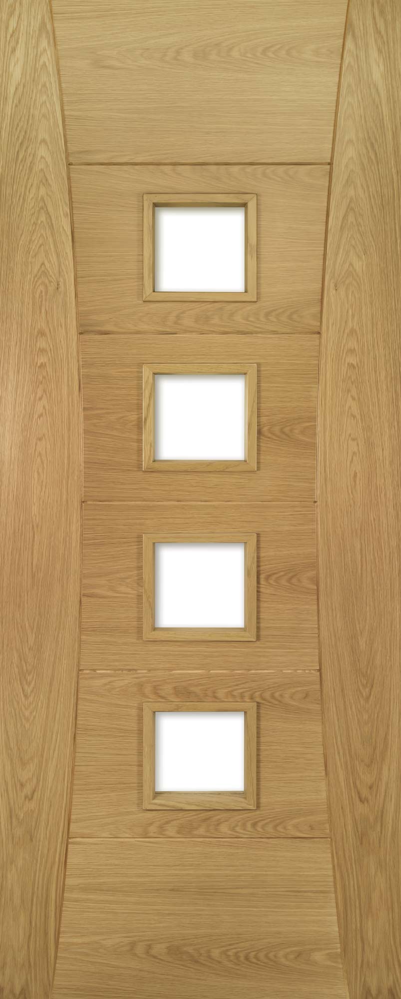 Deanta Oak Pamplona Glazed Pre-finished Fire Door FSC