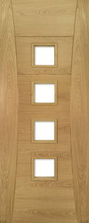 Oak Pamplona Glazed Pre-finished Door Kit