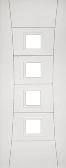White Primed Pamplona Glazed Door Kit