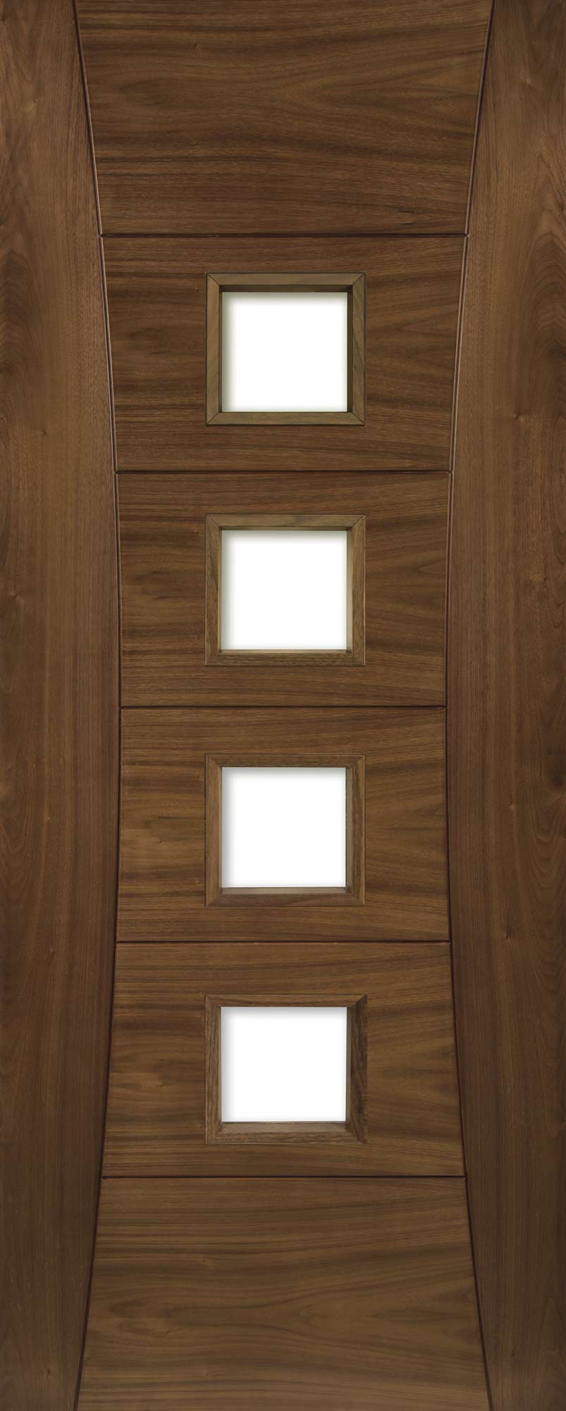 Deanta Walnut Pamplona Glazed Pre-finished Internal door