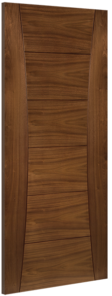 Deanta Walnut Pamplona Fire Door Pre-finished FSC