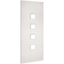 Deanta White Primed Pamplona Glazed Internal door