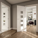 Deanta White Primed Pamplona Glazed Fire Door Deanta White Primed Pamplona Glazed Fire Door Internal door