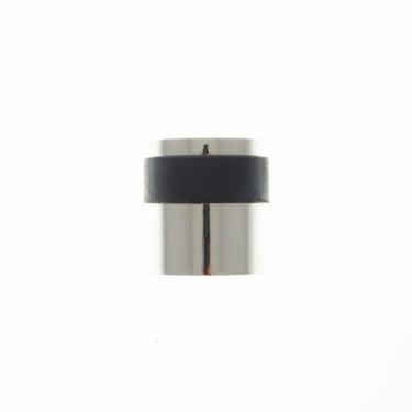 Atlantic Cylinder Premium Floor Mounted Door Stop - Polished Chrome - Door Supplies Online