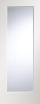 XL Joinery Prefinished White Cesena Clear Bevelled Glass