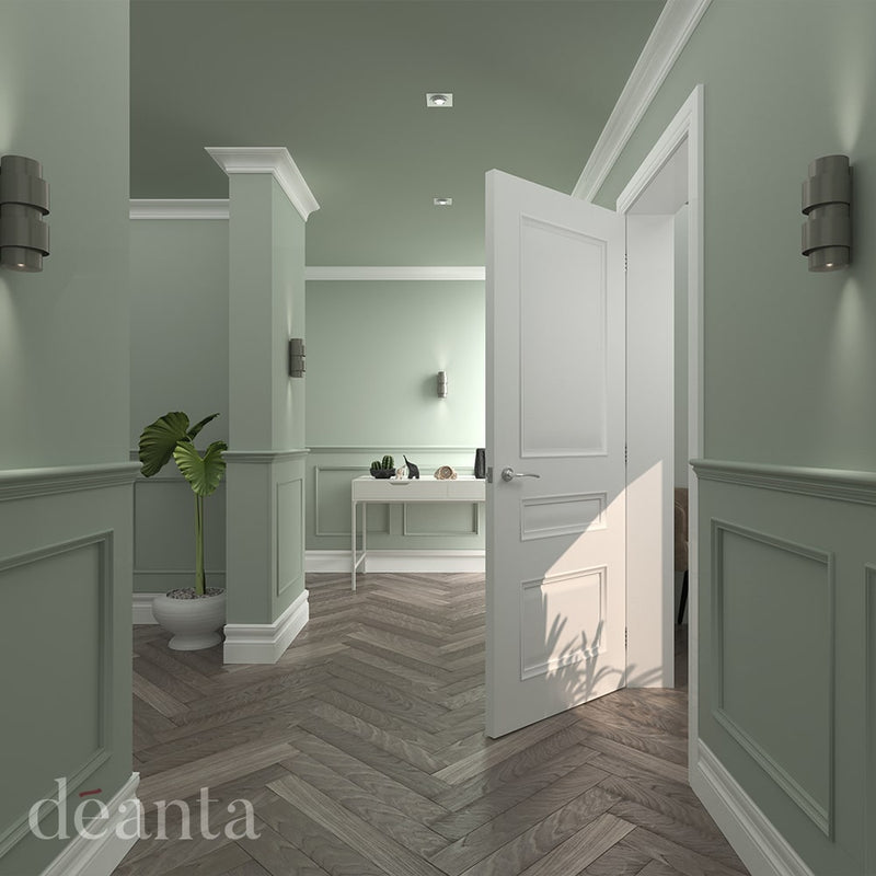 Deanta White Primed Balmoral Wall Panelling