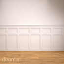 Deanta White Primed Hampton Wall Panelling