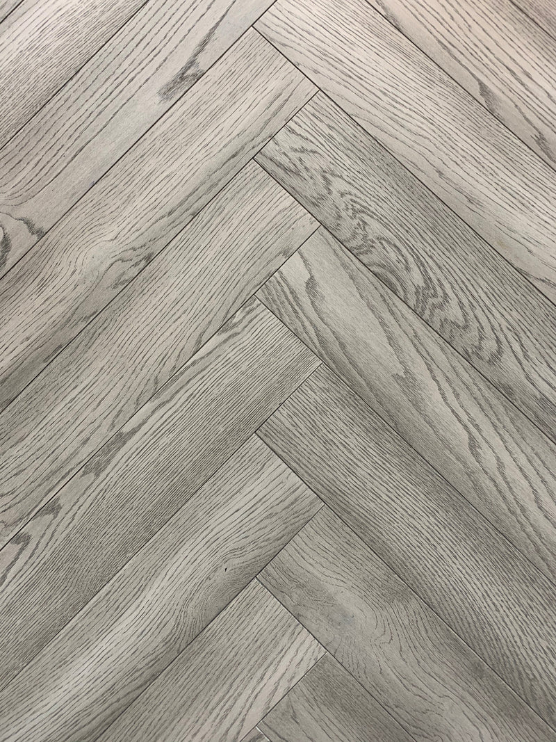 Artis Engineered Silver Grey Washed Stained Oak Rustic-ABCD Brushed UV Lacquered - 14 x 125 x 625mm
