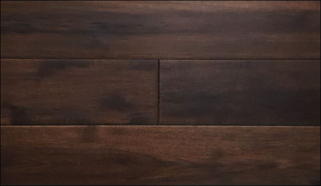 Xylo Hampstead R228 Black Stained Hickory Country Grade-ABCDE Brushed Handscraped UV Lacquered 14 x 150mm x RL(300mm-1500mm)