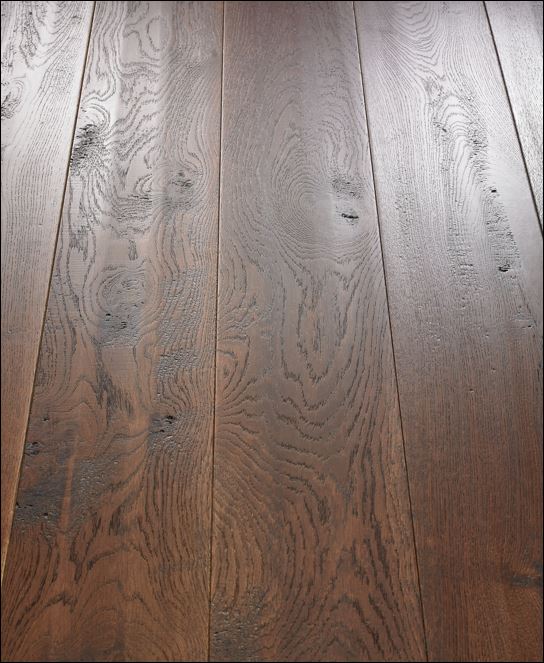 Artis Engineered Dark Walnut Stained Oak Rustic Brushed Handscraped UV Oiled - 20 x 190 x 1900mm
