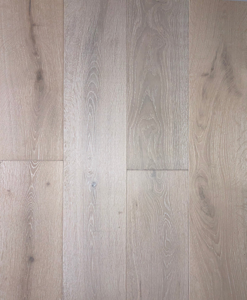 Artis Engineered Polar White Stained Oak Rustic Brushed UV Oiled - 14 x 240 x 1900mm