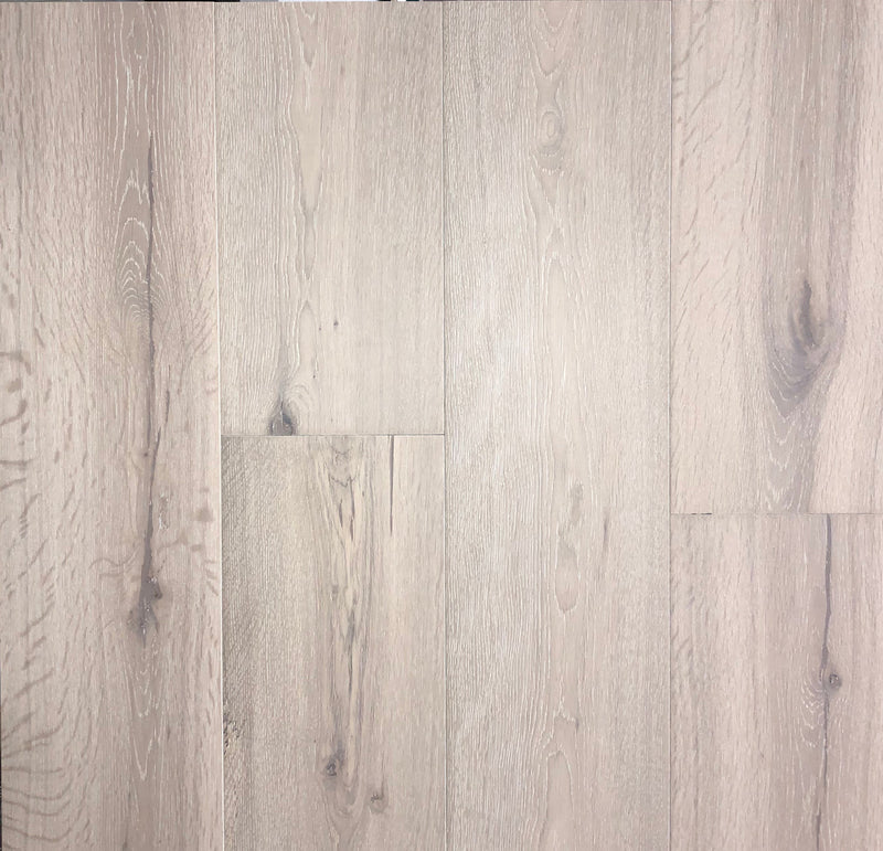 Artis Engineered Polar White Stained Oak Rustic Brushed UV Oiled - 20 x 190 x 1900mm
