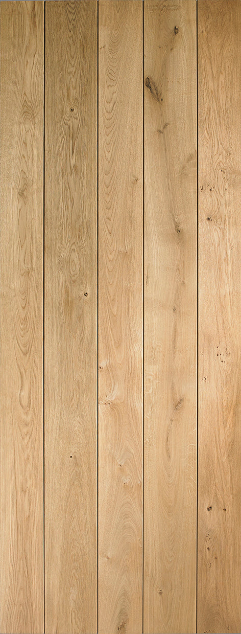 XL Joinery Rustic Oak Ledged Internal door