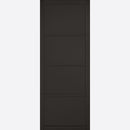 Pre-Assembled Black Primed Soho 4P Door Set