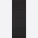 Pre-Assembled Black Primed Chelsea 4P Door Set