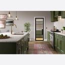 Black Primed Chelsea Glazed 4L Reeded Door Kit