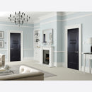 Pre-Assembled Primed Plus Black Amsterdam Door Set