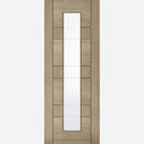 Pre-Assembled Pre-finished Light Grey Edmonton Glazed 1L Door Set