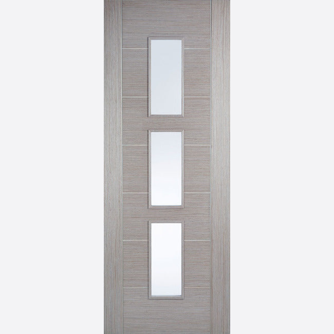 Pre-finished Light Grey Hampshire Glazed Door Kit