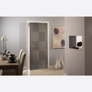 Pre-Assembled Pre-finished Chocolate Grey Apollo Door Set